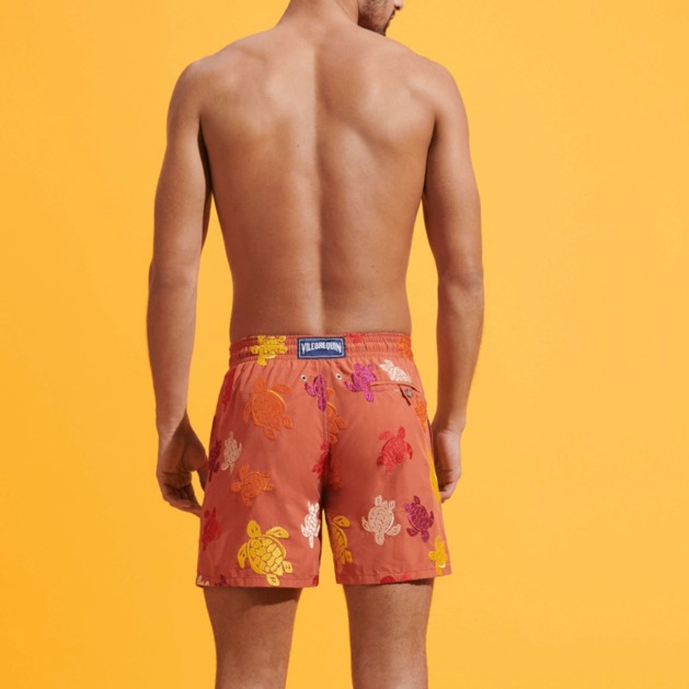Vilebrequin Ronde Tortues Embroidered Swim Shorts Limited Edition $690, M, NWT - Picture 5 of 13